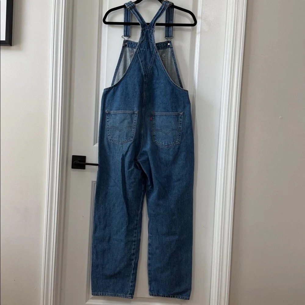 Levi's Blue Denim Overalls - Picture 3 of 5